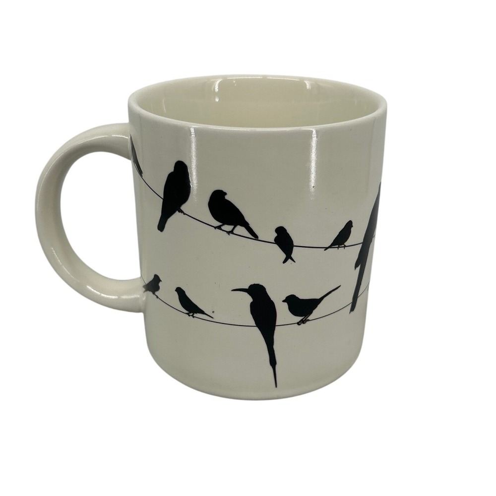 The Unemployed Philosophers Guild Birds on a Wire Heat Changing Coffee Mug 12 Oz